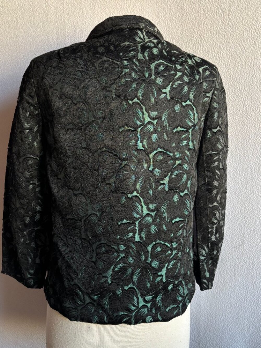 1950s 1960s Brocade Cocktail Set Shell & Jacket - Picture 7 of 16